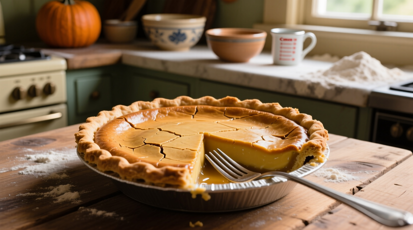 how to tell if your pumpkin pie is done