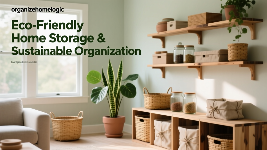 Eco-Friendly Home Storage & Sustainable Organization