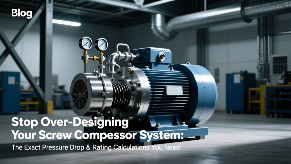Screw Compressor Pressure Drop & Rating Calculations