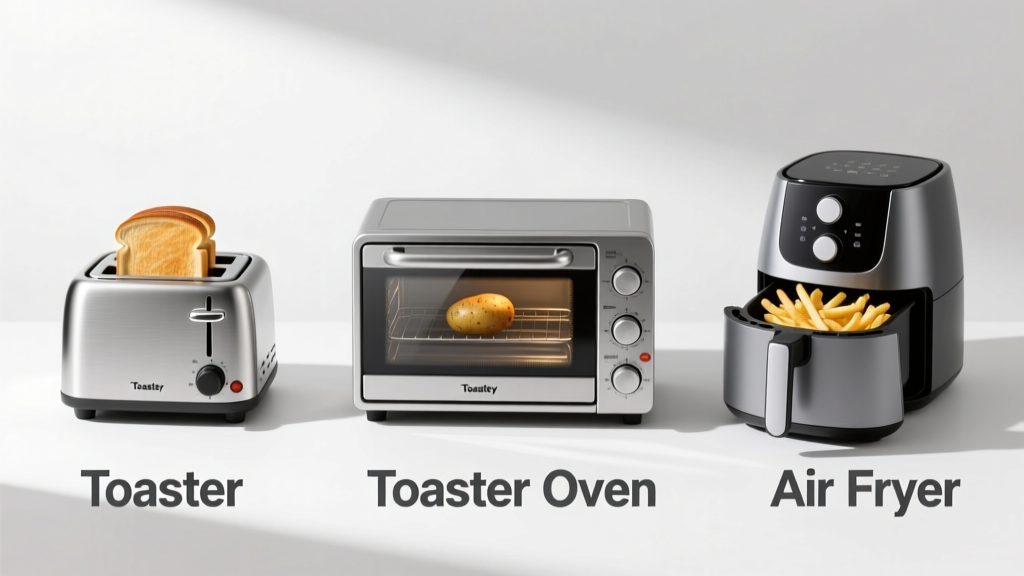 Toaster vs Toaster Oven vs Air Fryer: Which One Do You Need?