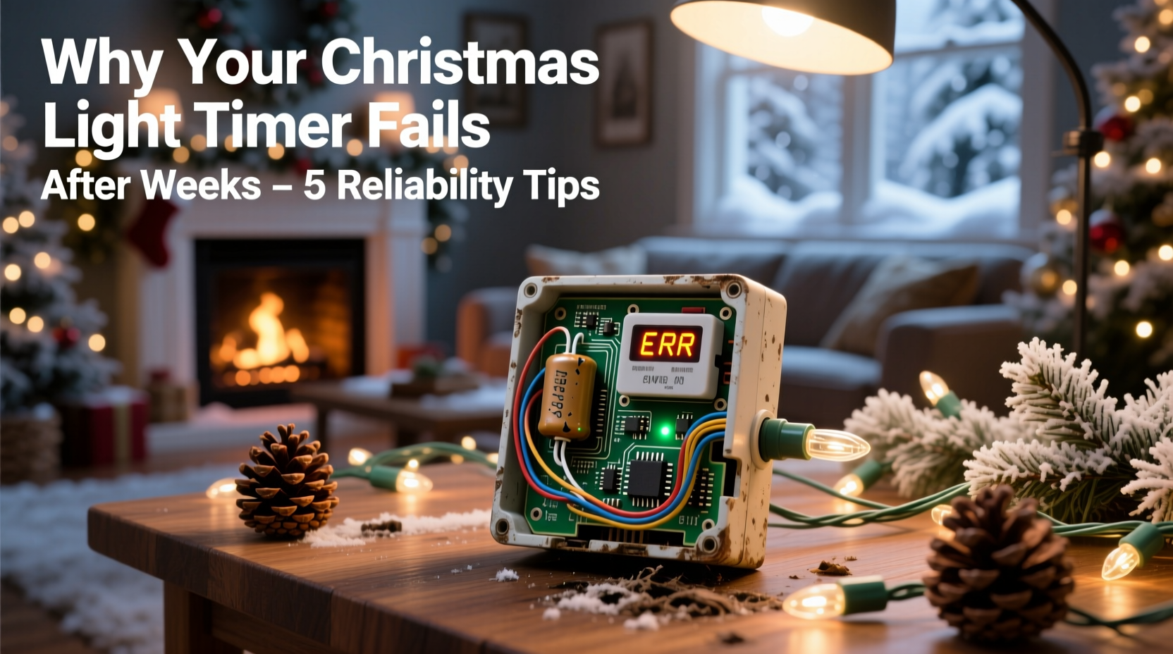 why does my christmas light timer fail after a few weeks reliability tips