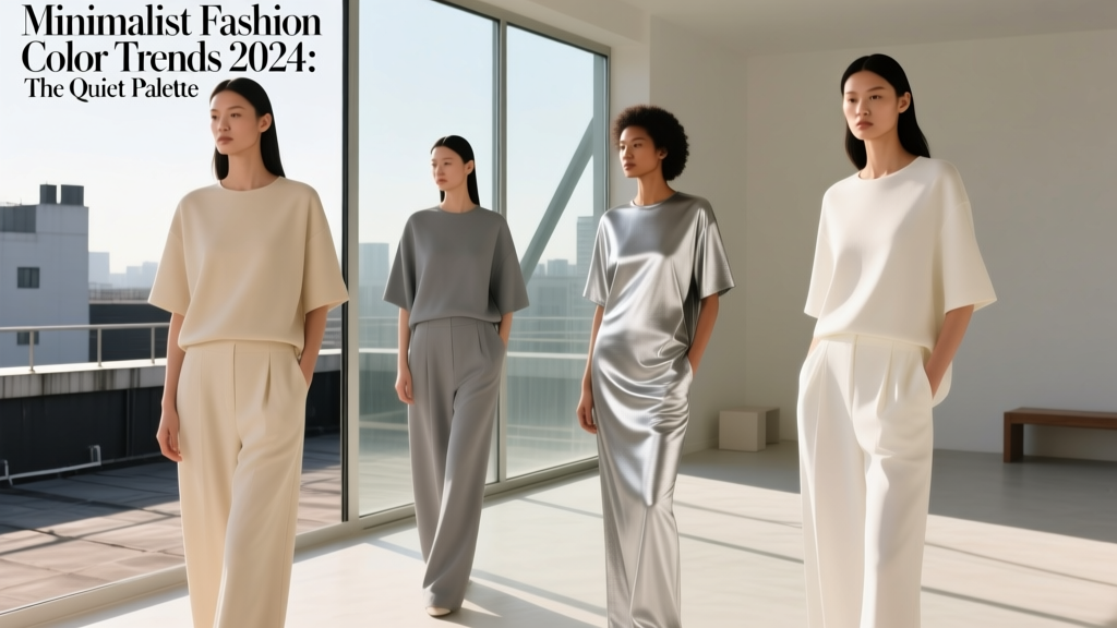 Minimalist Fashion Color Trends 2024: The Quiet Palette