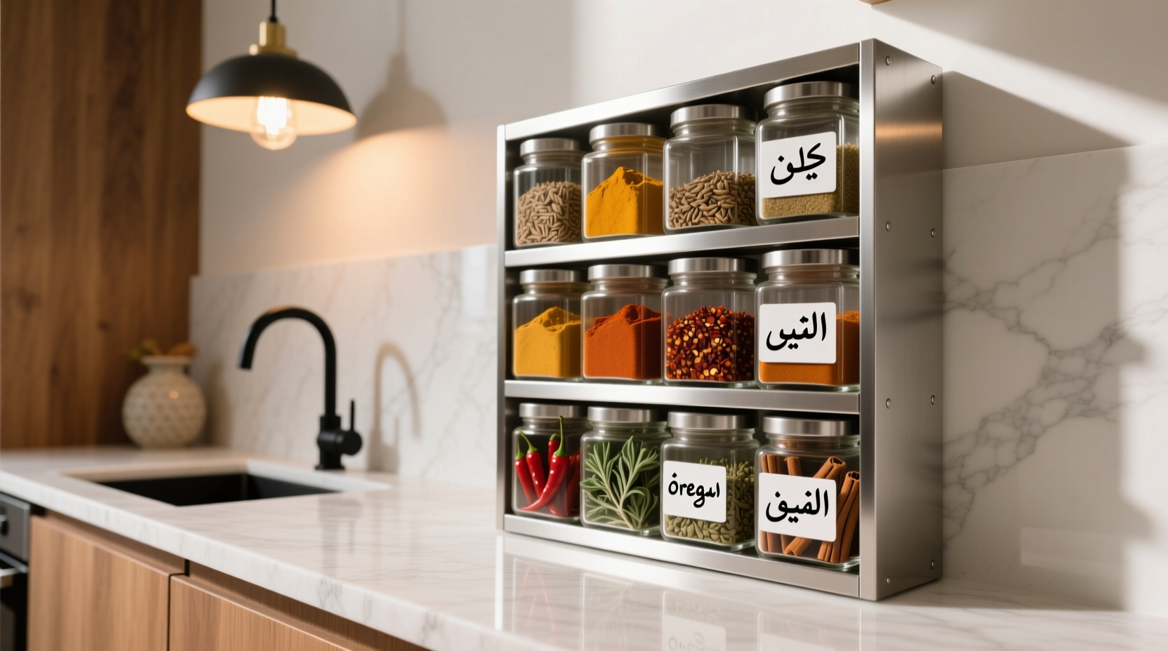 spice rack for counter