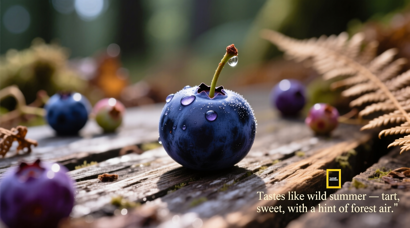 what does huckleberry taste like