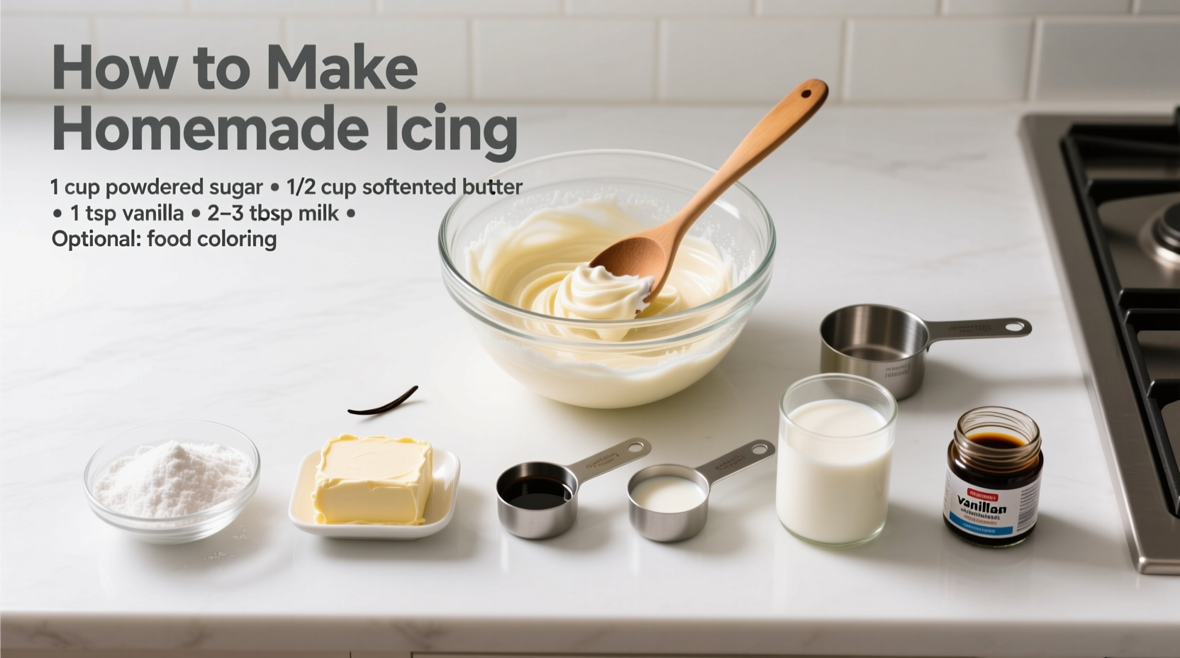 how do you make homemade icing