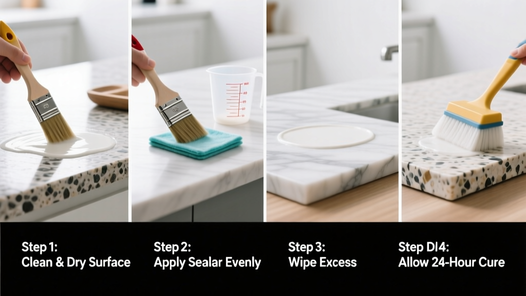 How to Seal Natural Stone Countertops and Floors