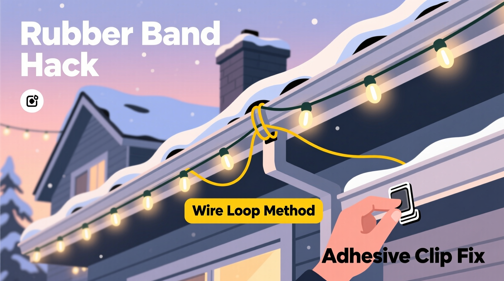 how to install gutter clips for christmas lights without tools quick methods
