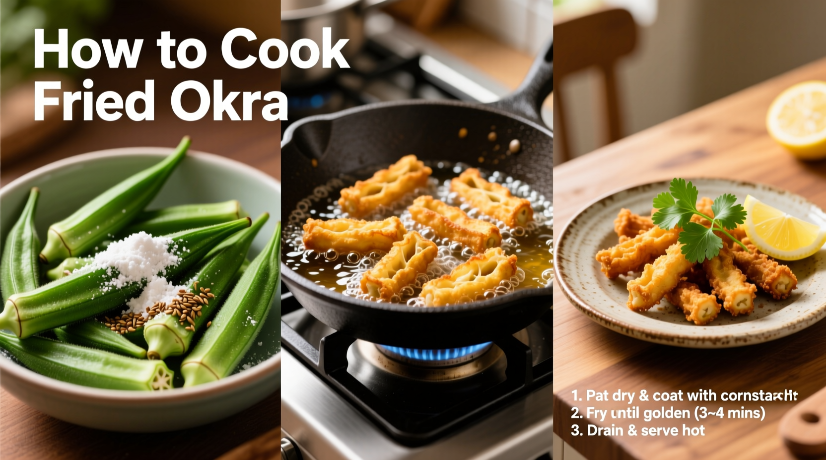 Crispy Fried Okra Recipe: No Sliminess Guaranteed