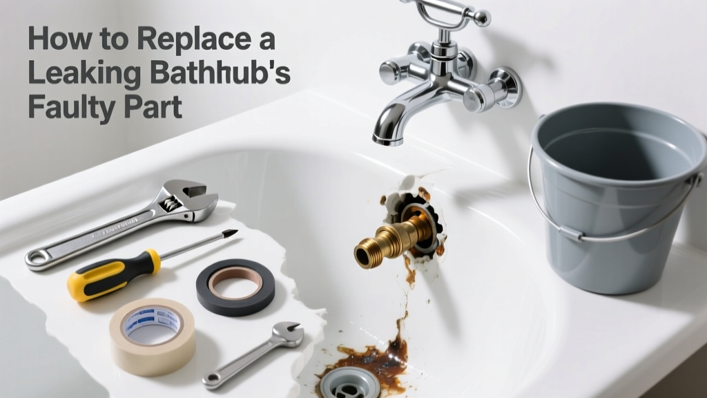 How to Replace a Leaking Bathtub's Faulty Part