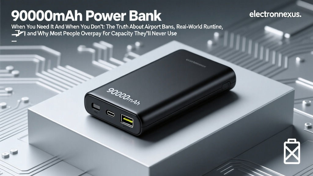 90000mAh Power Bank When You Need It And When You Don't: The Truth About Airport Bans, Real-World Runtime, and Why Most People Overpay for Capacity They’ll Never Use