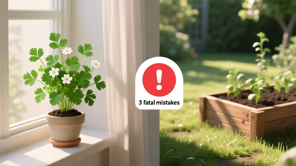 Cilantro from Seeds: Indoor vs Outdoor (2026)