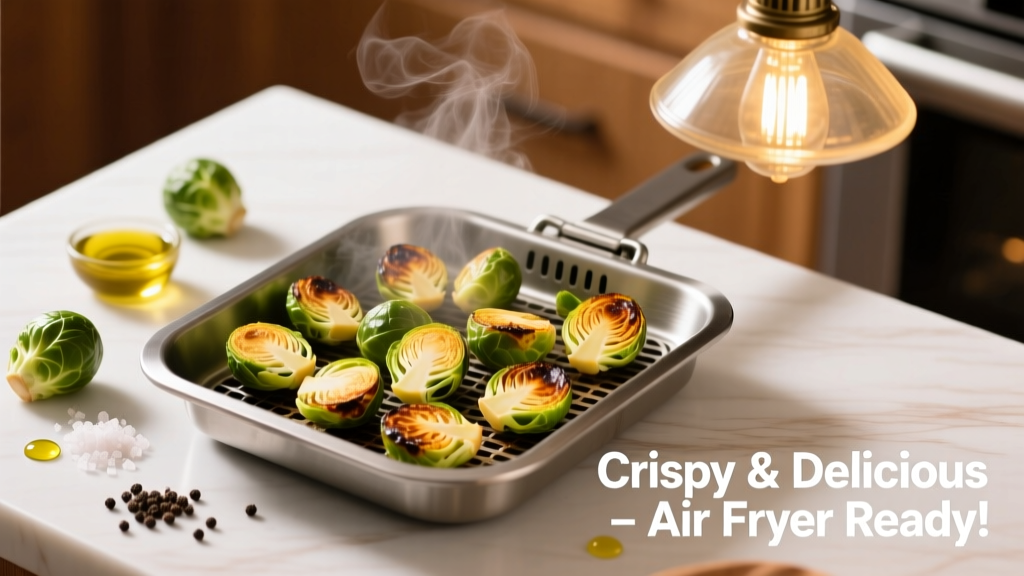 Crispy Air Fryer Brussels Sprouts (Toaster Oven)