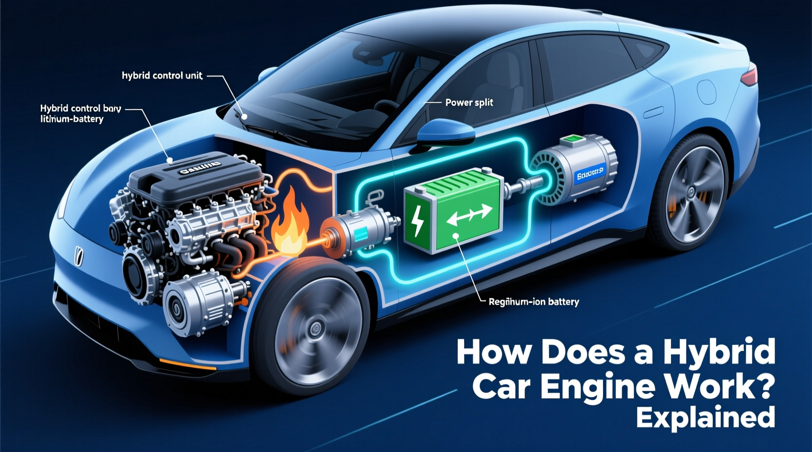 how does a hybrid car engine work