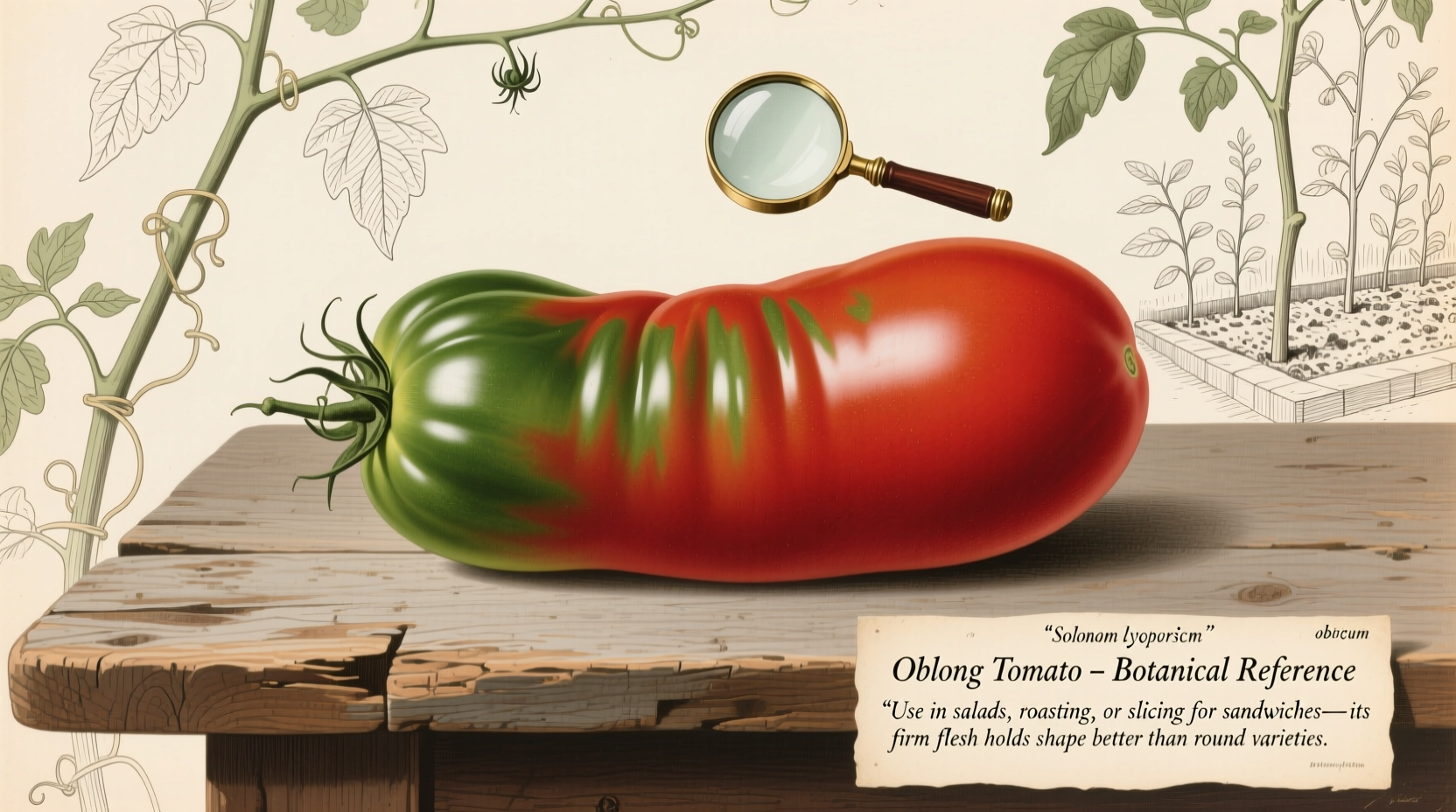 what is an oblong tomato and how to use it