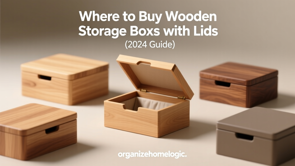 Where to Buy Wooden Storage Boxes with Lids (2024 Guide)