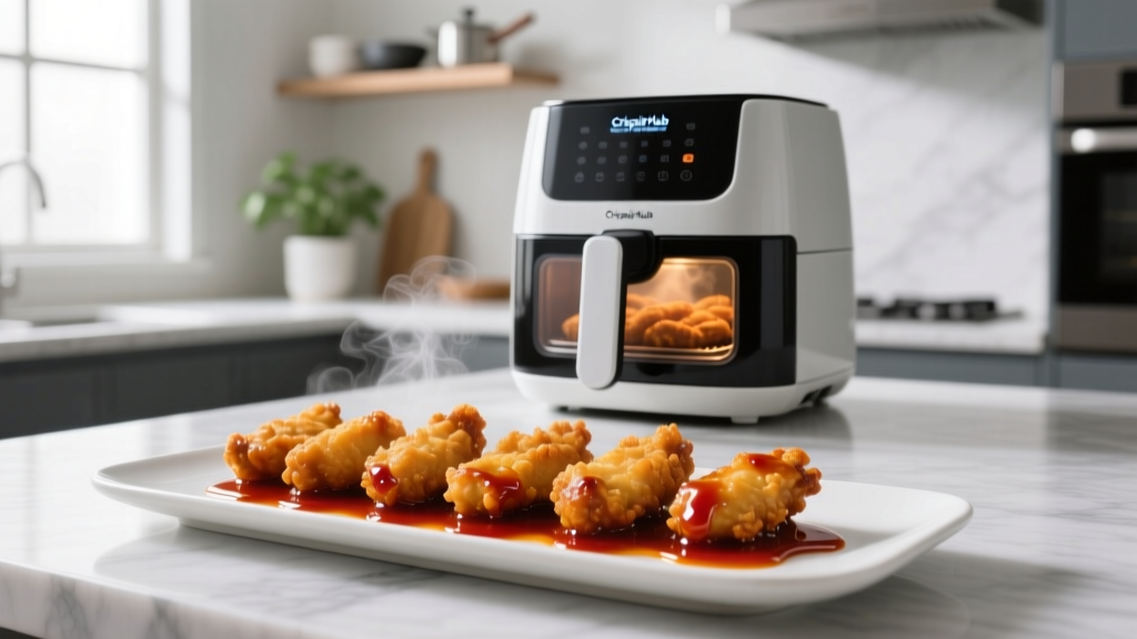 Korean Chicken Tenders in Air Fryer (Crispy & Saucy!)