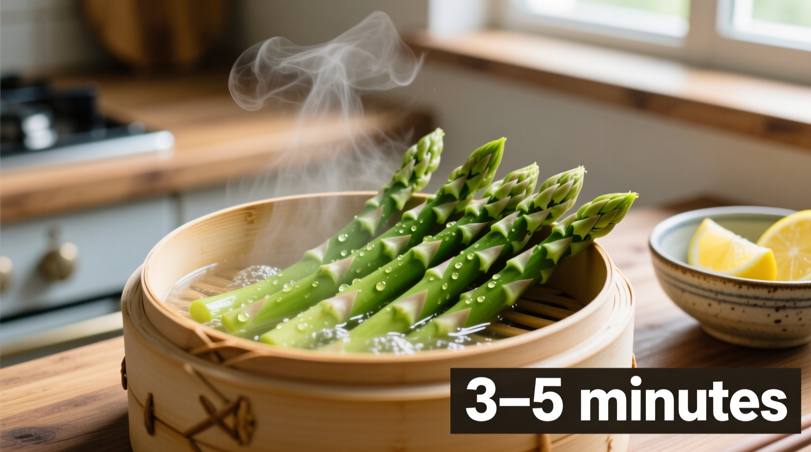 how long to cook steamed asparagus