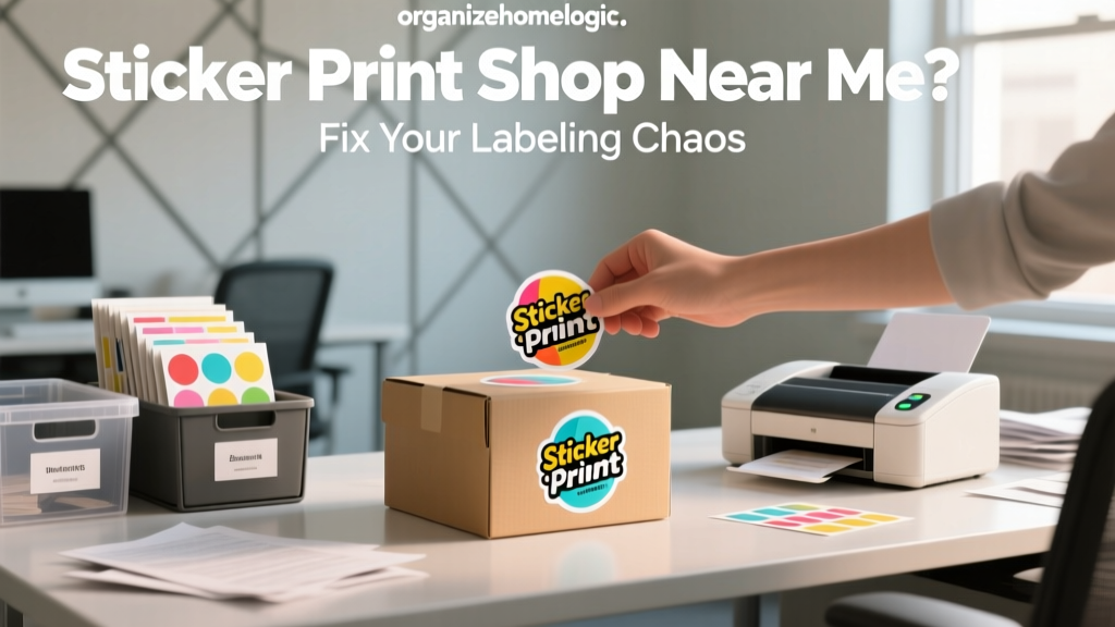 Sticker Print Shop Near Me? Fix Your Labeling Chaos