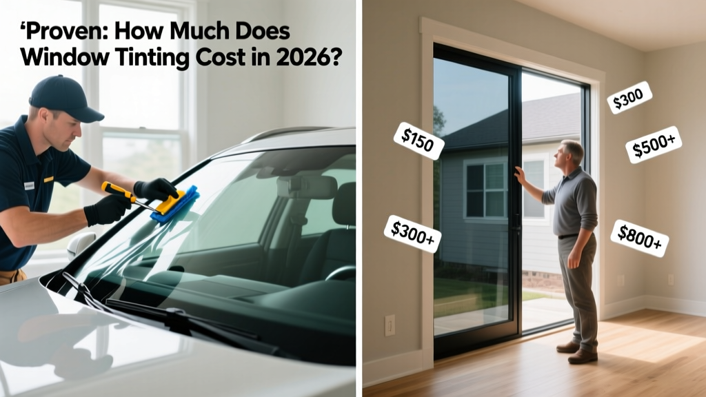 Proven: How Much Does Window Tinting Cost in 2026?