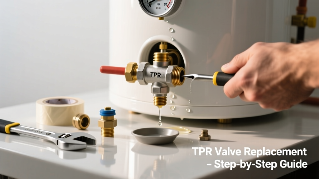 Fixing a Leaking Water Heater TPR Valve