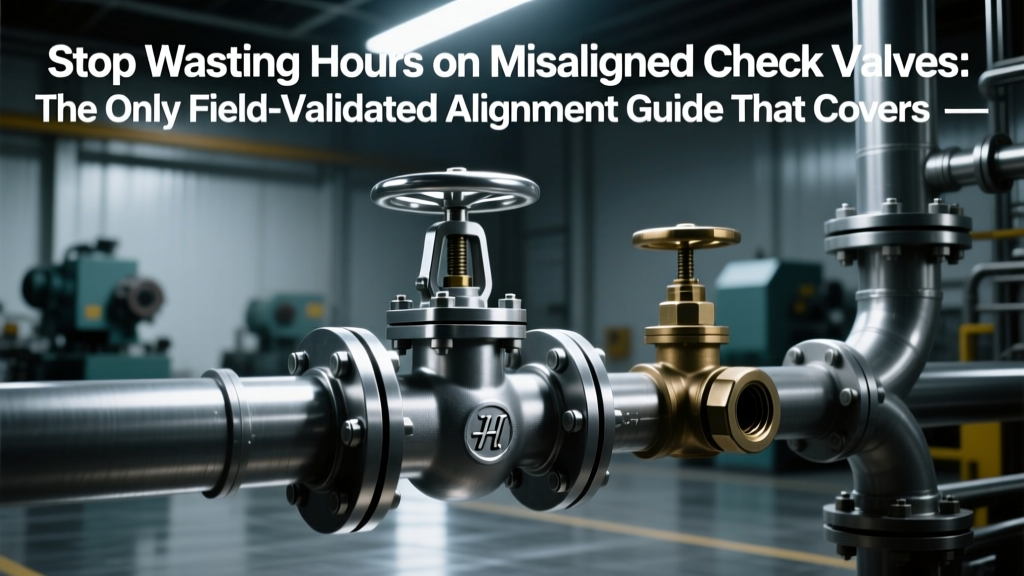 Check Valve Alignment Guide: Laser, Dial, ASME B16.34