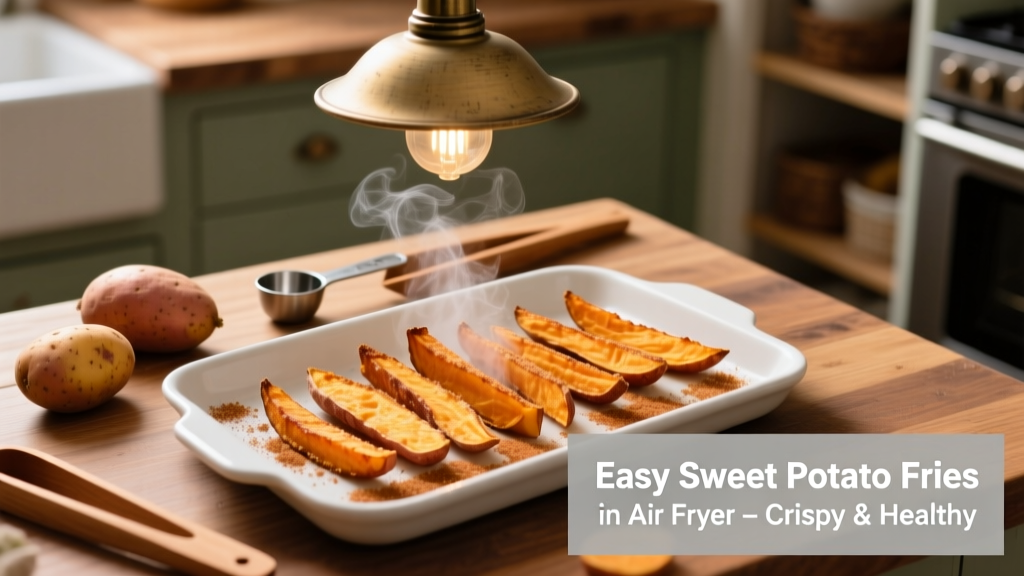 Easy Sweet Potato Fries in Air Fryer (Crispy & Healthy)