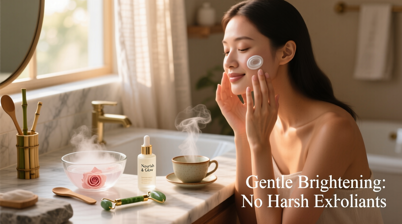 how to naturally brighten dull skin without harsh exfoliants a gentle routine guide