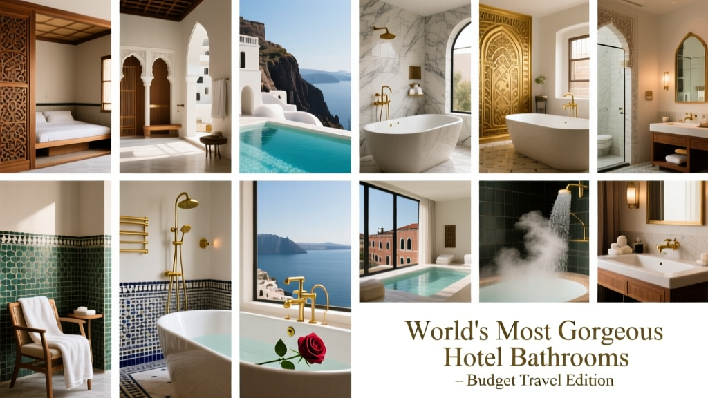 10 Gorgeous Hotel Bathrooms Around The World: Luxury, Design, and Real-World Value for Budget Travelers