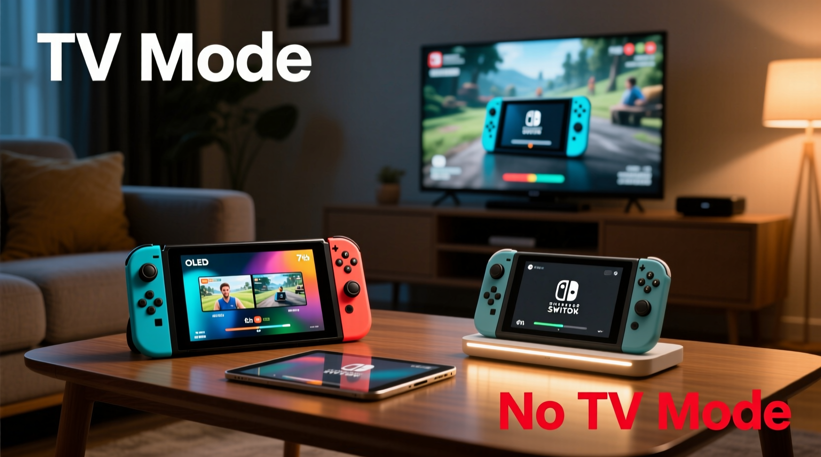 switch oled vs switch lite is the screen size worth the loss of tv mode