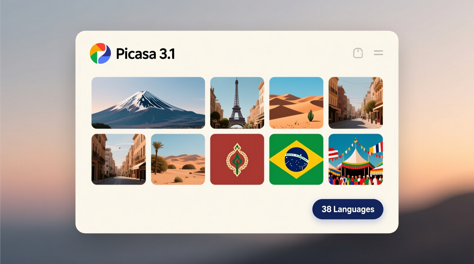 picasa updates to 3 1 supports 38 languages and name t