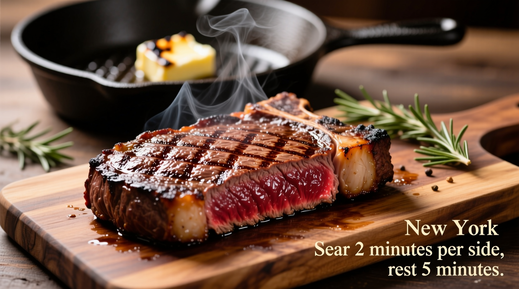 how do you cook a new york strip steak