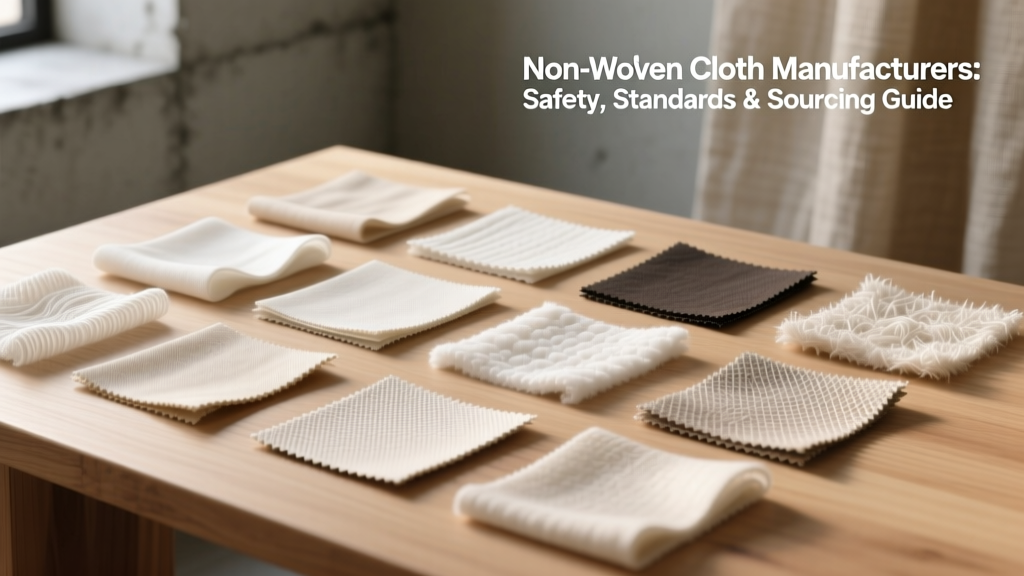 Non Woven Cloth Manufacturers: Safety, Standards & Sourcing Guide