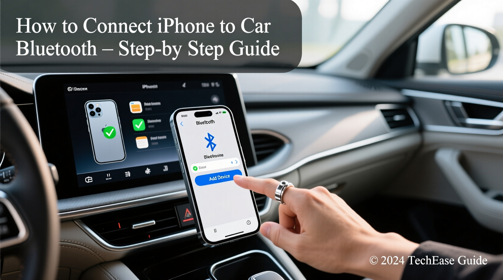 how do i connect iphone to car bluetooth