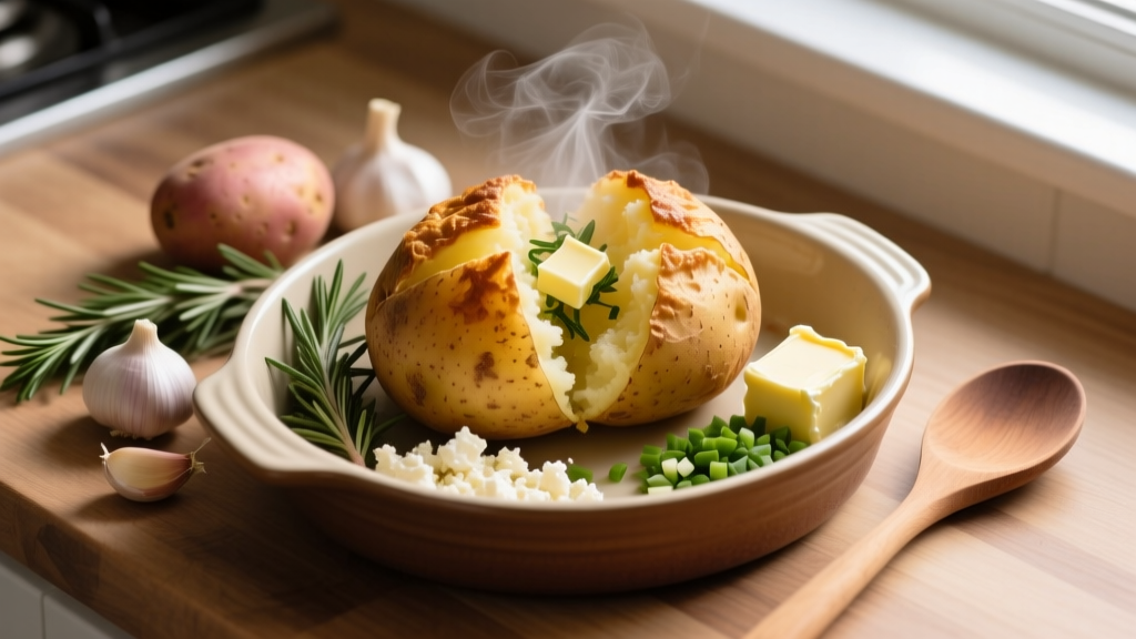 Crispy & Fluffy Baked Potato Recipe for Ninja Foodi