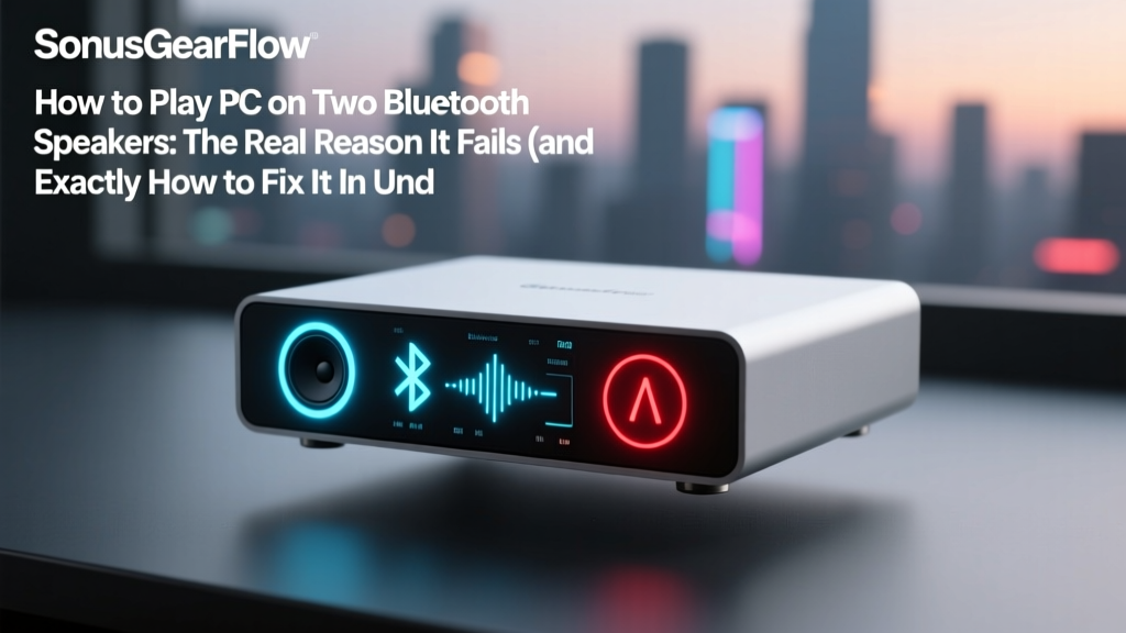 PC Bluetooth Stereo Speakers: Fix It in 5 Minutes