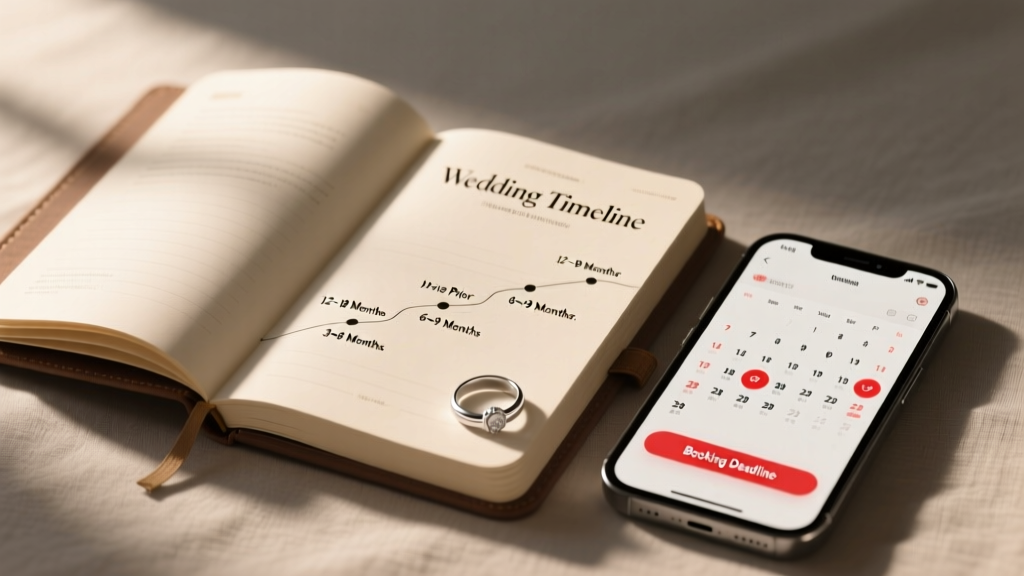 When to Book Wedding Photographer (2026 Timeline)