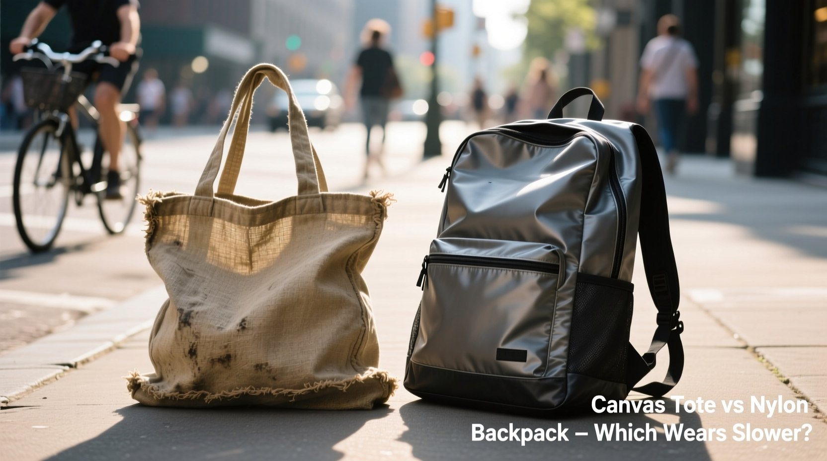 canvas tote vs nylon backpack for daily commuting which wears slower