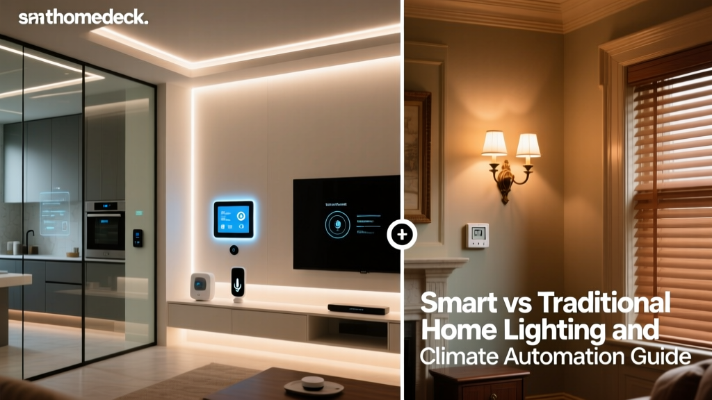 Smart vs Traditional Home Lighting and Climate Automation Guide