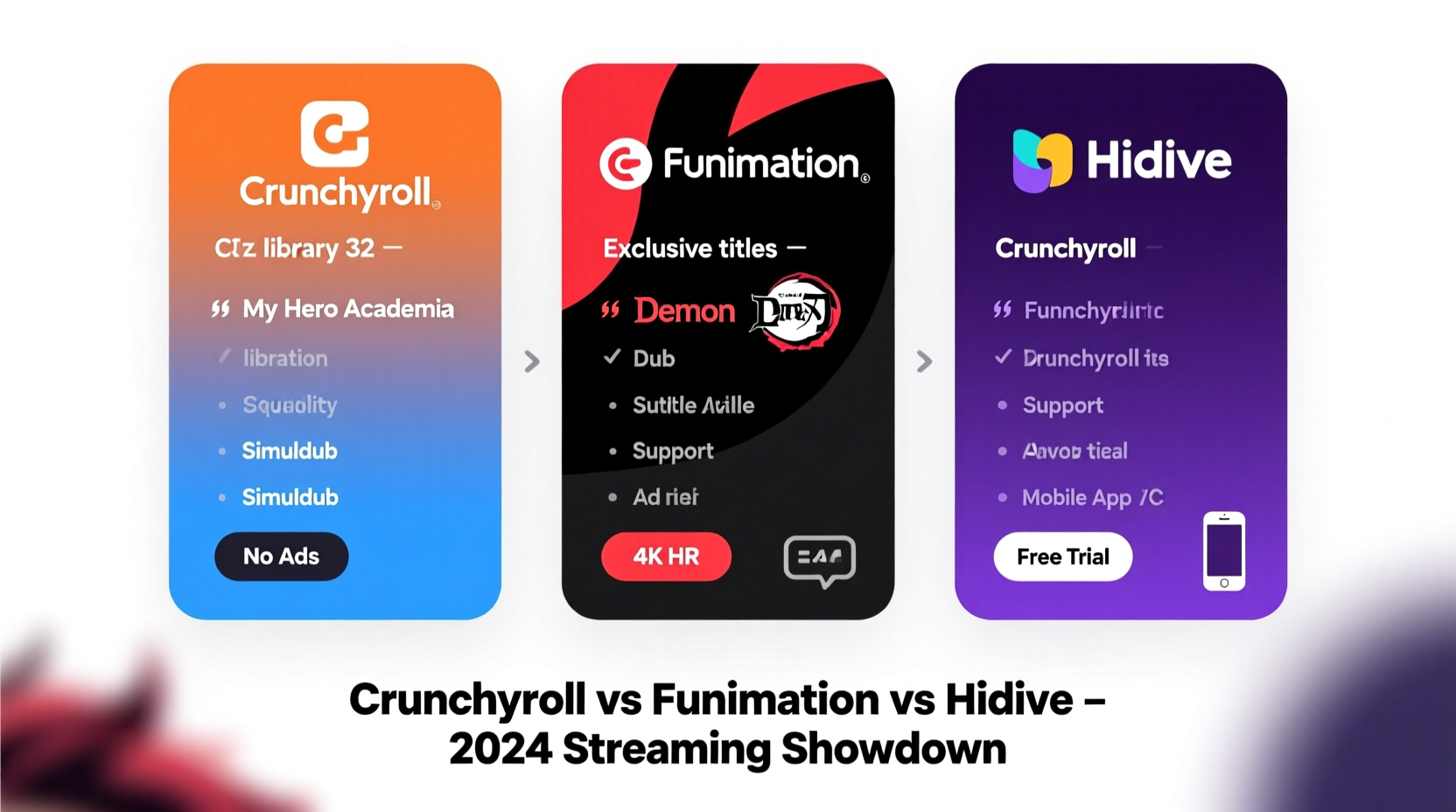 Anime Streaming Services Compared Crunchycroll Vs Funimation Vs Hidive