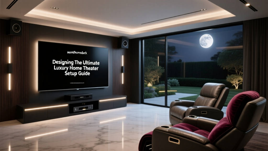 Designing The Ultimate Luxury Home Theater Setup Guide