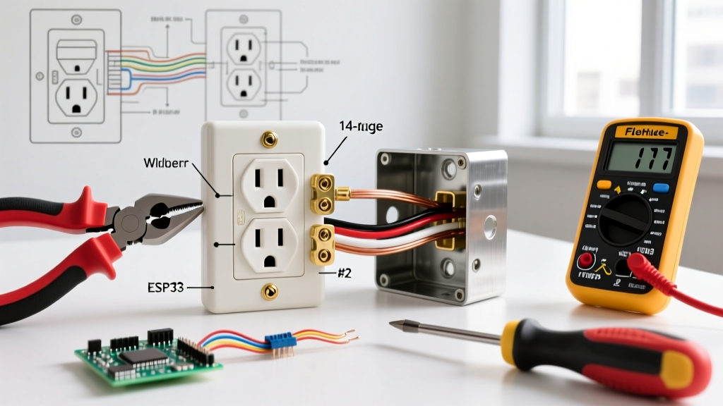 Beginner Basic Electrical Outlet Wiring Diagram: Tools & Materials