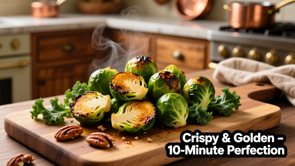 Crispy Brussels Sprouts in Instant Vortex Air Fryer