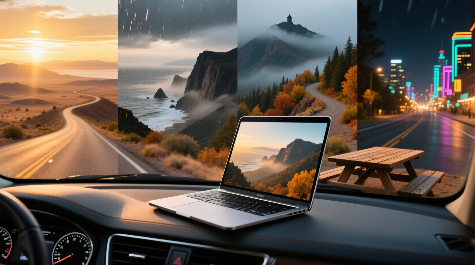 take your desktop on a road trip with these wallpapers