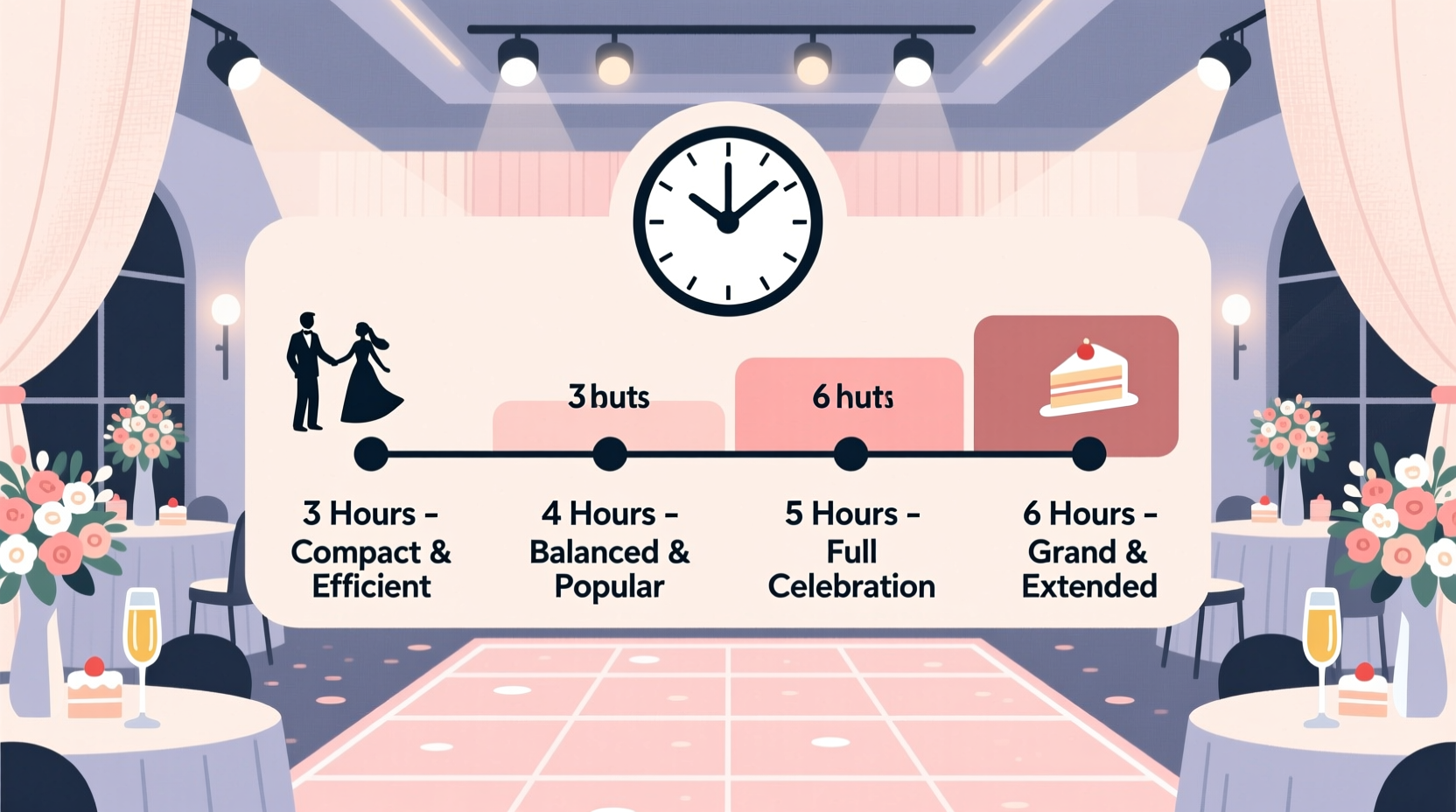 how long are wedding receptions