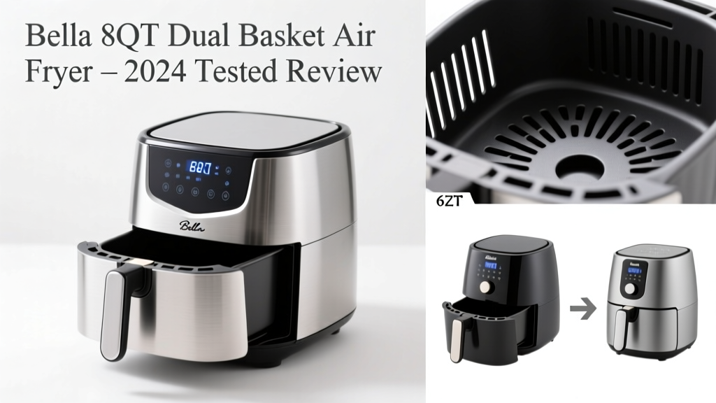 Bella 8QT Dual Basket Air Fryer Review (2024 Tested)