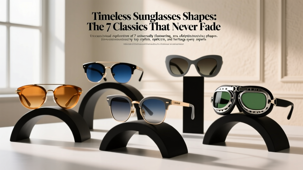 Timeless Sunglasses Shapes: The 7 Classics That Never Fade