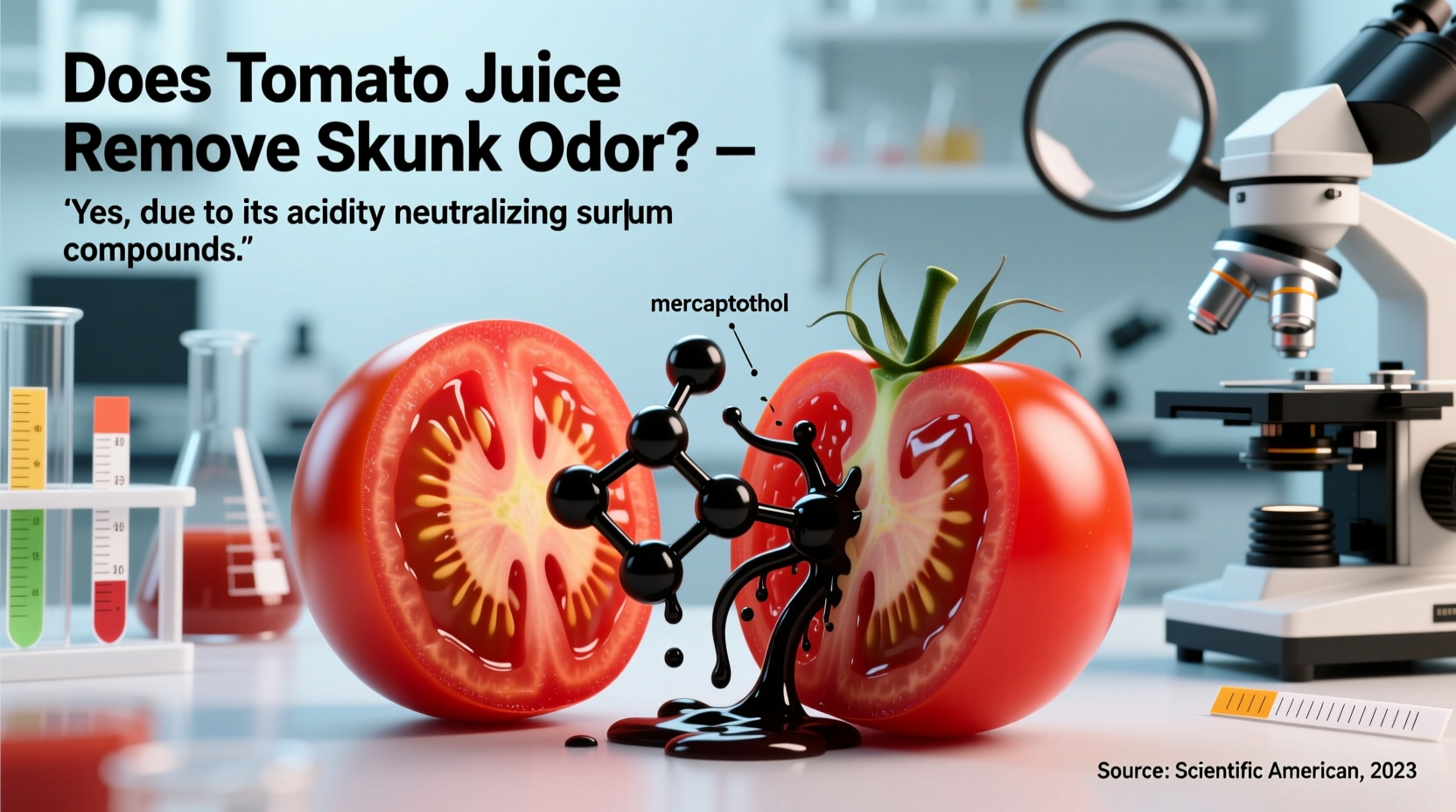 Tomato Juice Skunk Odor: Myth vs Science-Based Removal