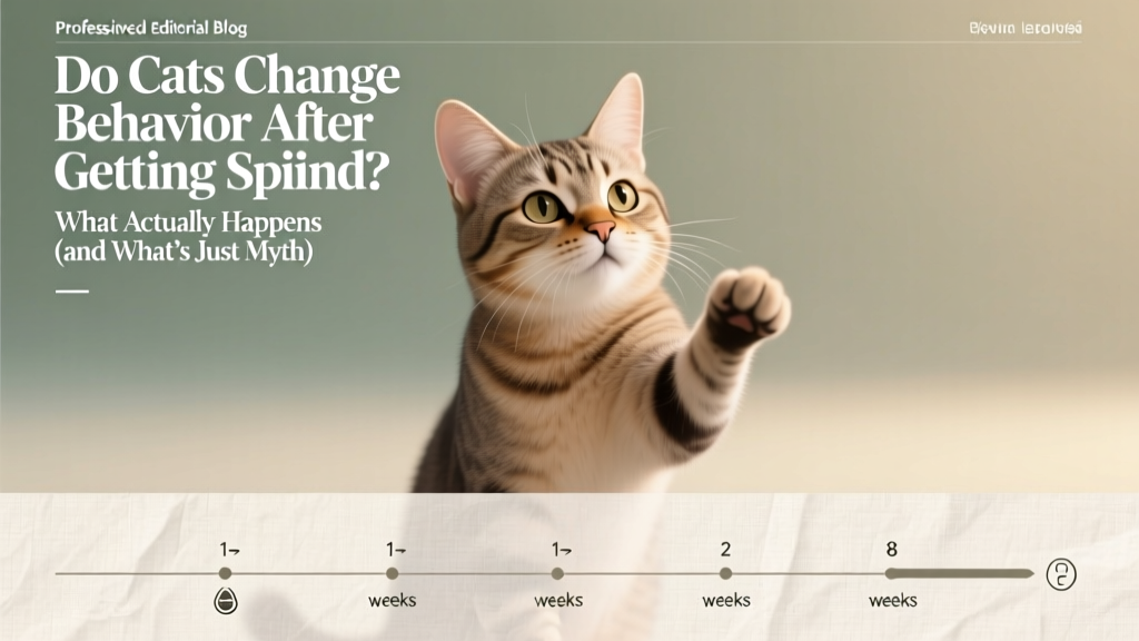 Do Cats Change Behavior After Getting Spayed?