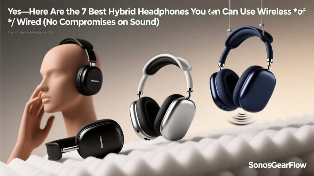Best Hybrid Headphones for Wireless or Wired Use (2026)