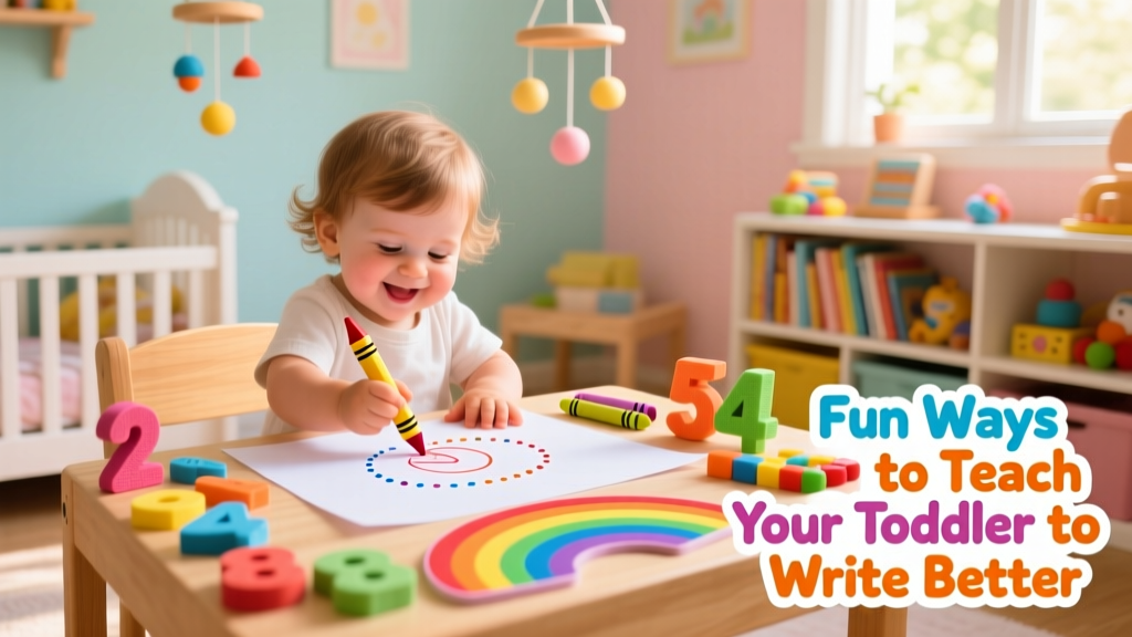 Fun Ways To Teach Your Toddler To Write Better: Play-Based Strategies Backed by Early Childhood Research
